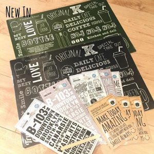 貼るだけ簡単!!転写シールを使ったオリジナルアイテム集