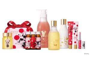 HACCI夏コスメ、ディズニー「ミニー」デザインのとろけるはちみつクレンジング＆濃蜜リップ